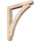 Ekena Millwork Thorton Craftsman Smooth Bracket w/ Offset Brace, Douglas Fir, 5 1/2"W x 36"D x 40"H BKT0604X36X40THR04SDF - alternate 1